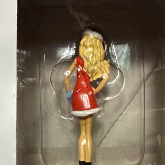 Barbie Holiday Ornament in Red and White - Picture 4 of 6